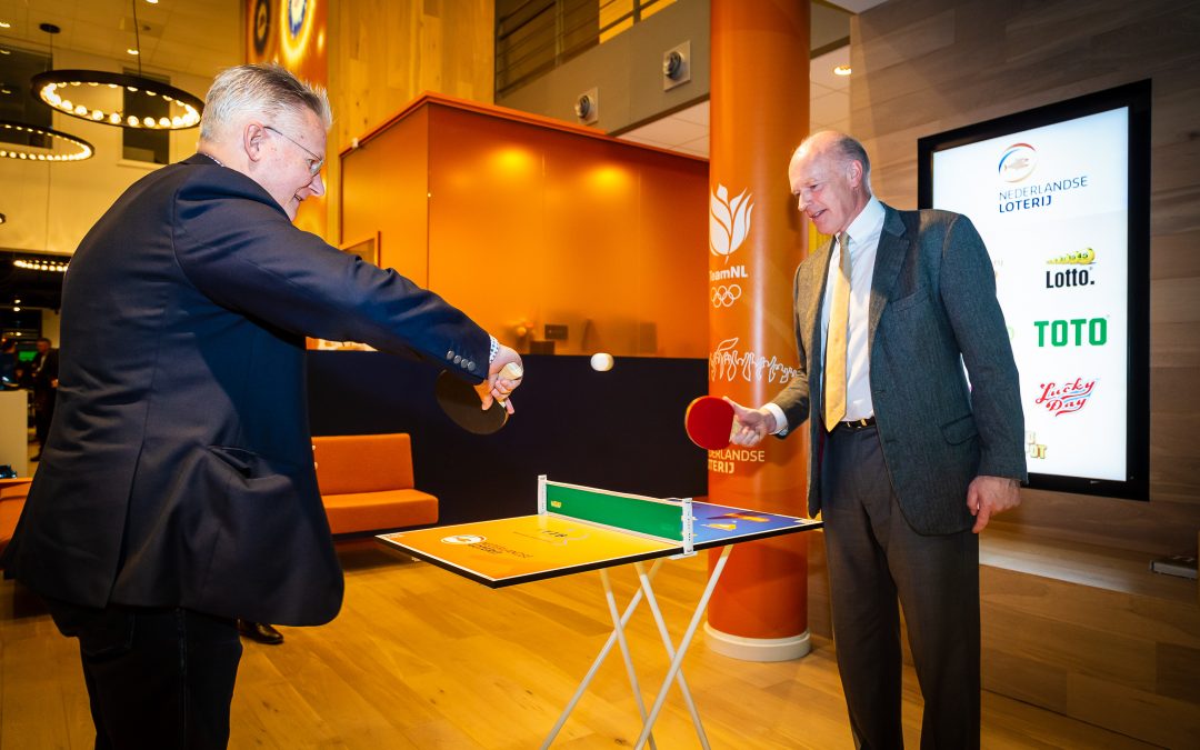 Nederlandse Loterij belangrijk voor Tafeltennis