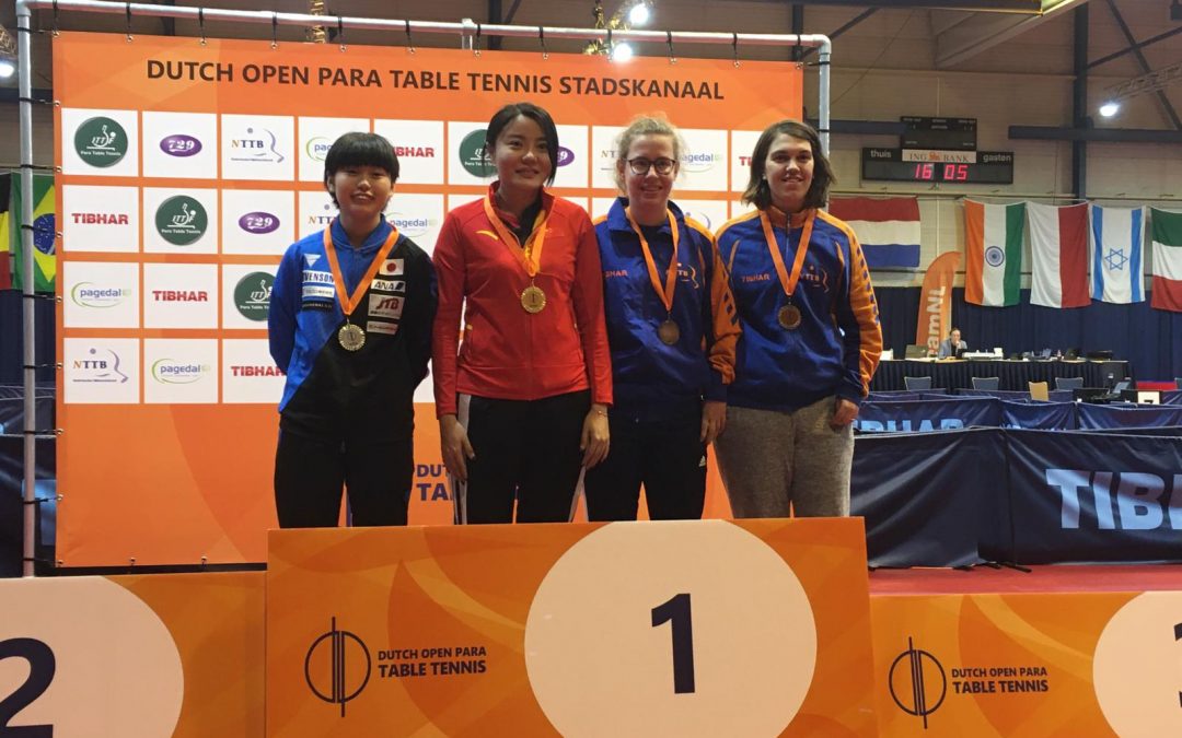 Drie keer brons voor Nederland op Dutch Open Para