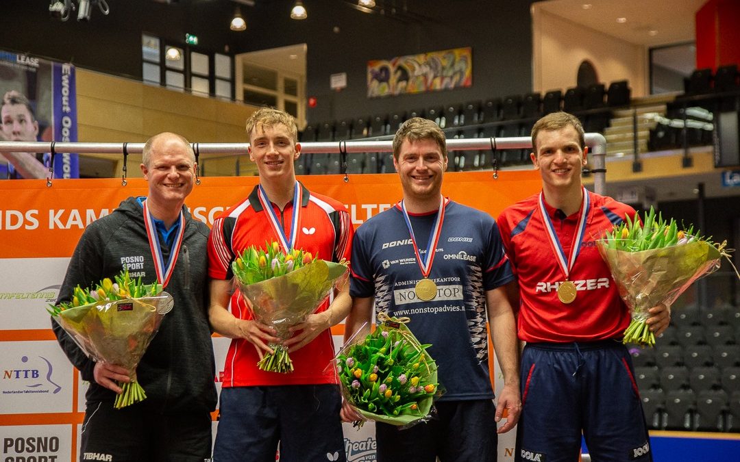 Gommers en De Vries winnen herendubbel NK Tafeltennis 2020