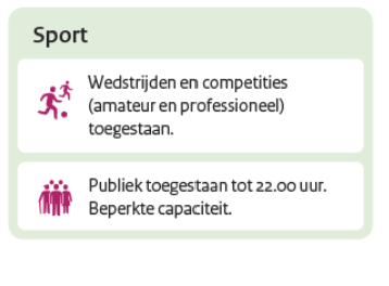 We kunnen weer spelen, ook na 22.00 uur