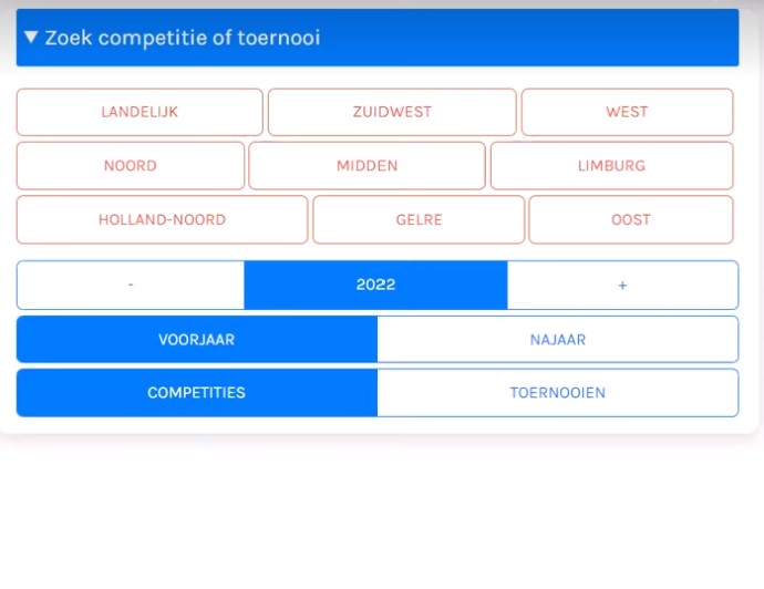 Uitleg digitaal wedstrijdformulier voor spelers en Non-Playing-Captains