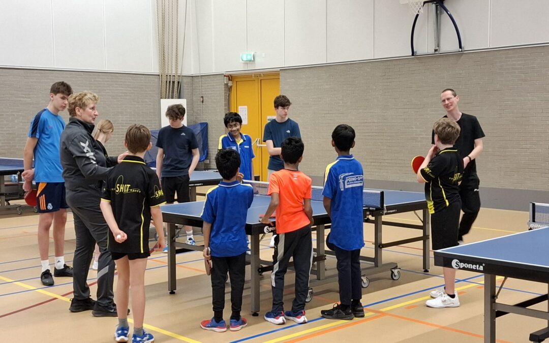 Trainingsdag Tafeltennisacademie Amersfoort succesvol verlopen!