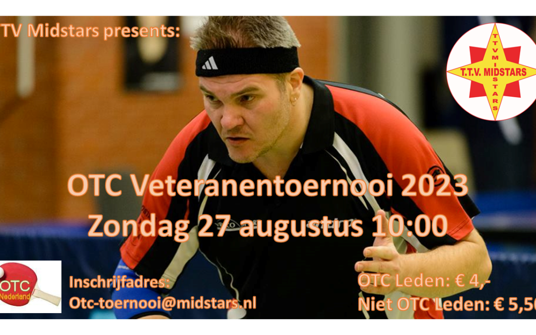 Verslag OTC toernooi van Tafeltennisvereniging Midstars