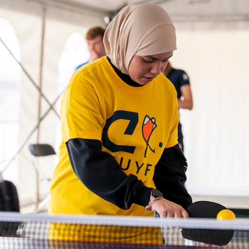 Veel aandacht voor tafeltennis tijdens de Open Dag van de Johan Cruyff Foundation